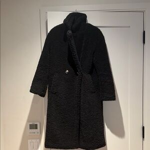 Apparis Black Teddy Coat